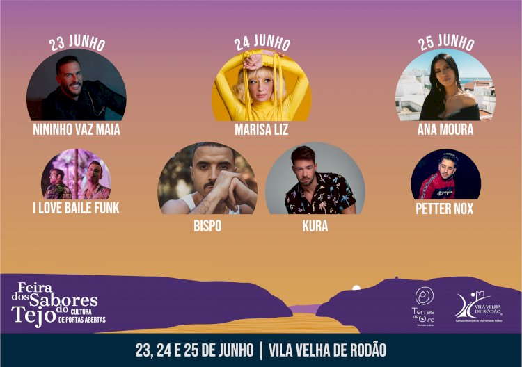 Feira dos Sabores do Tejo regressa em Junho com Nininho Vaz Maia, Marisa Liz, Bispo e Ana Moura