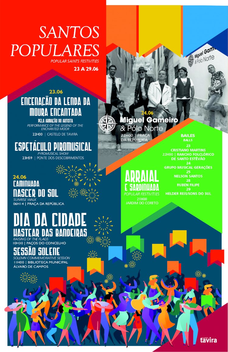 Dia da Cidade e Festa dos Santos Populares no Município de Tavira