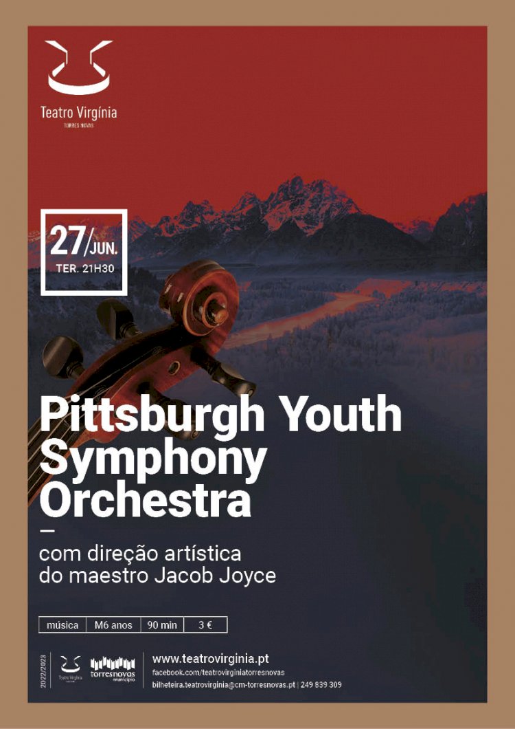 Pittsburgh Youth Symphony Orchestra dia 27 de Junho no Teatro Virgínia