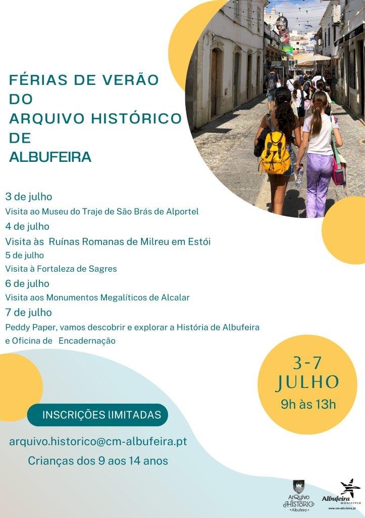 Férias de Verão do Arquivo Histórico de Albufeira