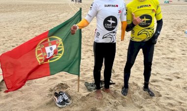 Portugal entra em força no europeu de parasurfing de Valdoviño