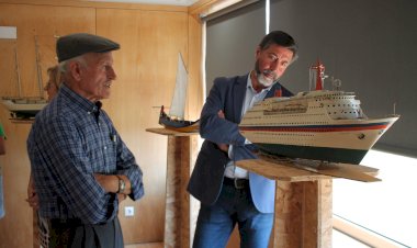Inaugurada a exposição de miniaturas de barcos de Manuel Oliveira