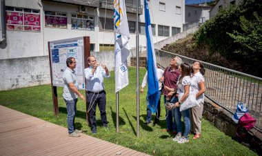 Hastear das bandeiras “azul”, “ouro” e “acessível” nas praias fluviais do concelho