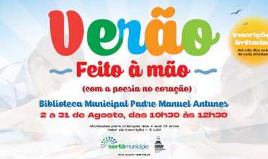 “Verão feito à mão” regressa à Biblioteca Municipal em Agosto