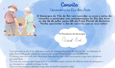 Município de Vila de Rei vai comemorar o Dia dos Avós