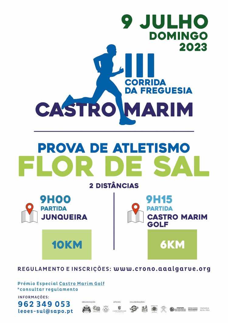 Prova de Atletismo "Flor de Sal" – III Corrida da Freguesia de Castro Marim