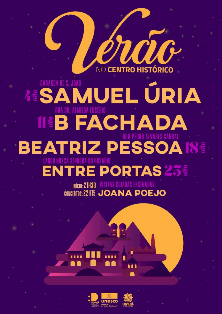 "Verão no centro histórico" com Samuel Úria e B Fachada