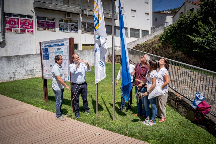 Hastear das bandeiras “azul”, “ouro” e “acessível” nas praias fluviais do concelho
