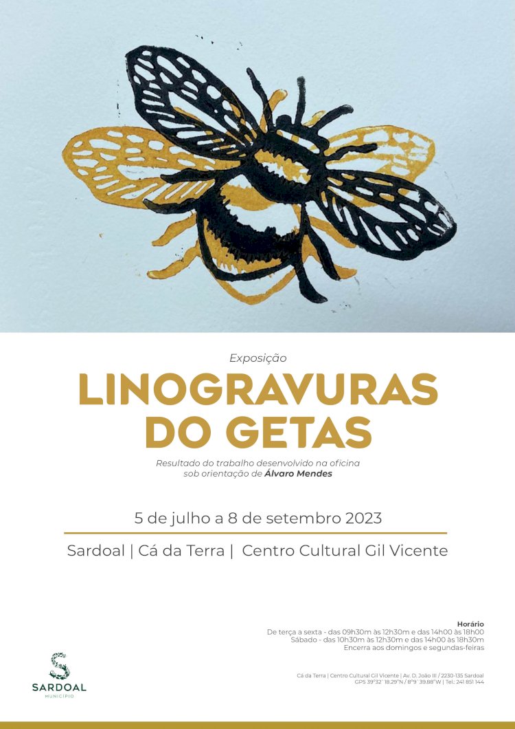 Exposição de Linogravuras do GETAS no Cá da Terra