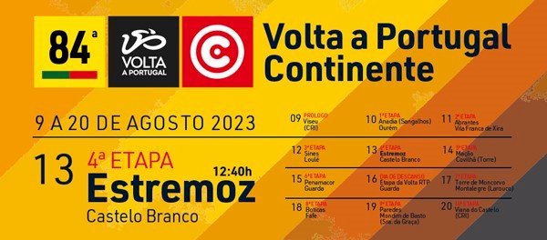 84.ª volta a Portugal Continente - 4.ª etapa com saída de Estremoz