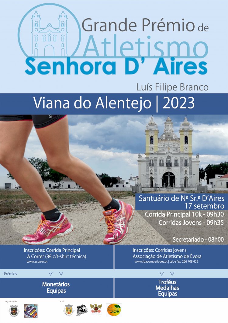 Viana do Alentejo é palco de Grande Prémio de Atletismo Sr.ª D’Aires