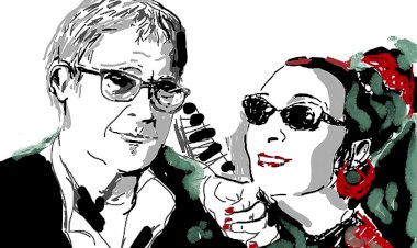 Martirio e Chano Domínguez em "Coplas de Madrugá" no Salão Preto e Prata do Casino Estoril