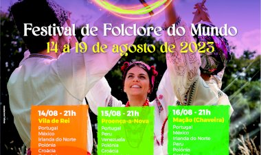 Raízes Folk Fest: Vila de Rei recebe abertura de Festival Internacional de Folclore