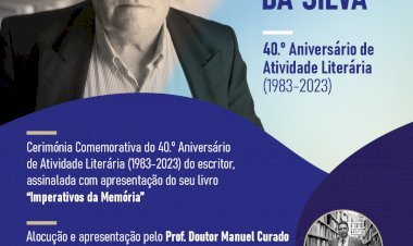 Ponte de Lima celebra o 40.º aniversário de actividade literária de Porfírio Pereira da Silva