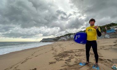Daniel Fonseca em grande forma lidera carga portuguesa  no Circuito Europeu de Bodyboard