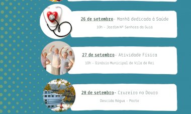 Município de Vila de Rei assinala Semana do Envelhecimento Ativo