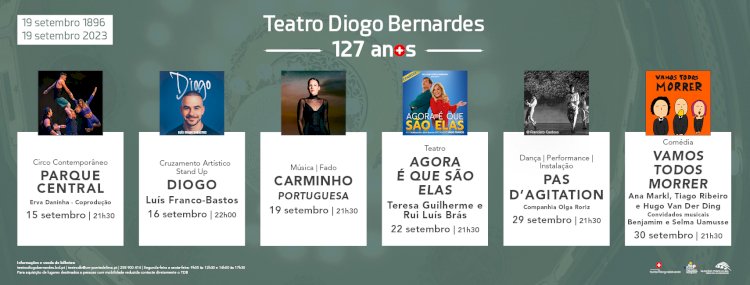 Teatro Diogo Bernardes celebra 127.º Aniversário