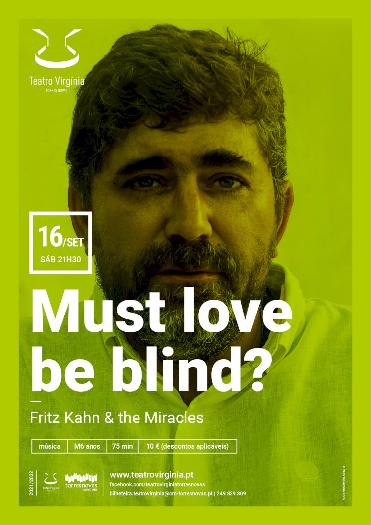 Fritz Kahn and the Miracles no Teatro Virgínia dia 16 de setembro