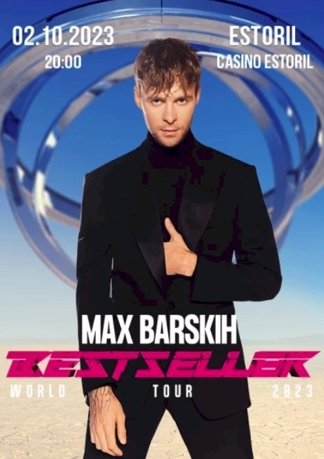 Max Barskih em exclusivo no Casino Estoril concilia temas inéditos com os seus grandes êxitos