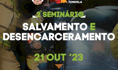 Bombeiros de Tondela promovem 2º seminário sobre salvamento e desencarceramento