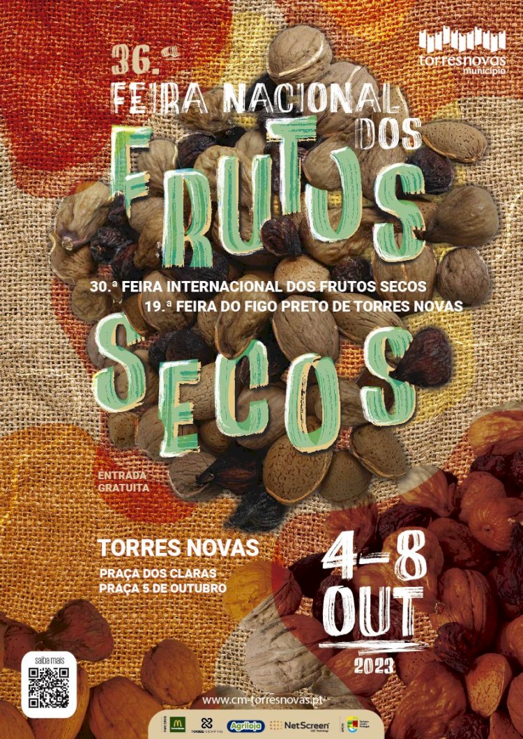 36.ª Feira Nacional dos Frutos Secos de 4 a 8 de Outubro em Torres Novas