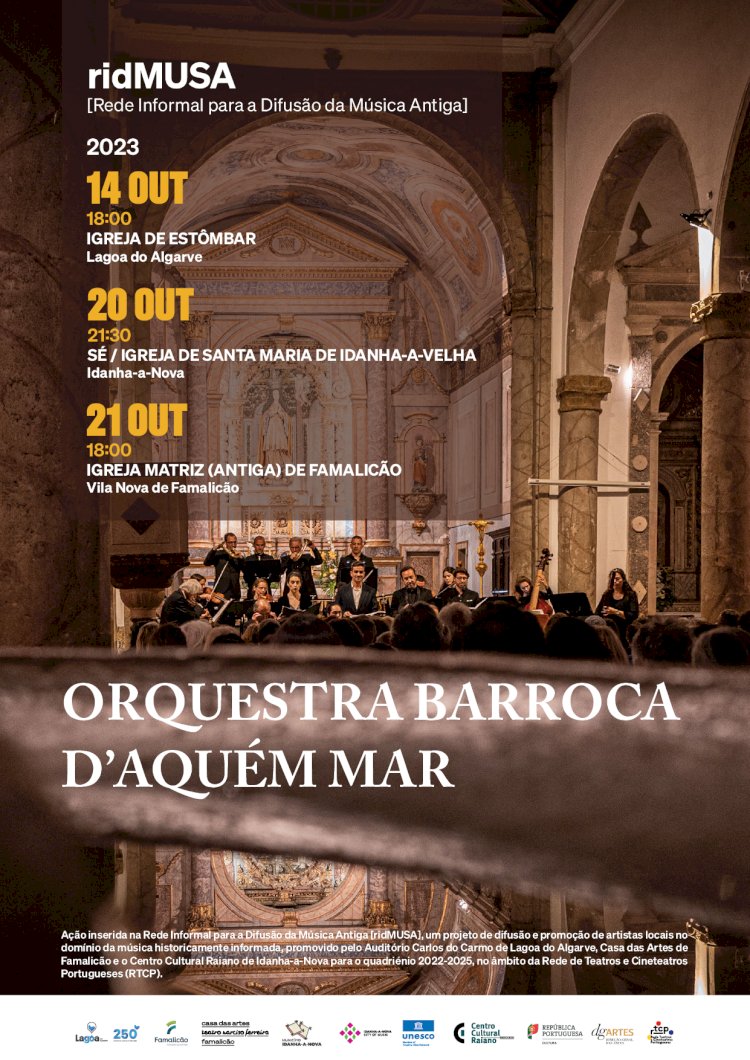 Concerto da Orquestra Barroca D’Aquém Mar em Lagoa no dia 14 de Outubro