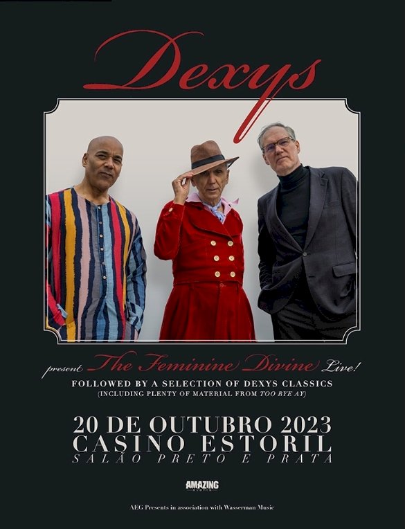 Dexys propõem “The Feminine Divine Live!” no Salão Preto e Prata do Casino Estoril