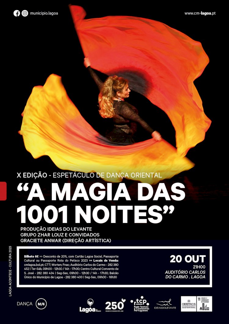 X Edição da Dança Oriental no Município de Lagoa: "A Magia das 1001 Noites"