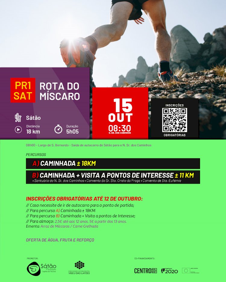 “Rota Do Míscaro” em Sátão no dia 15 de Outubro