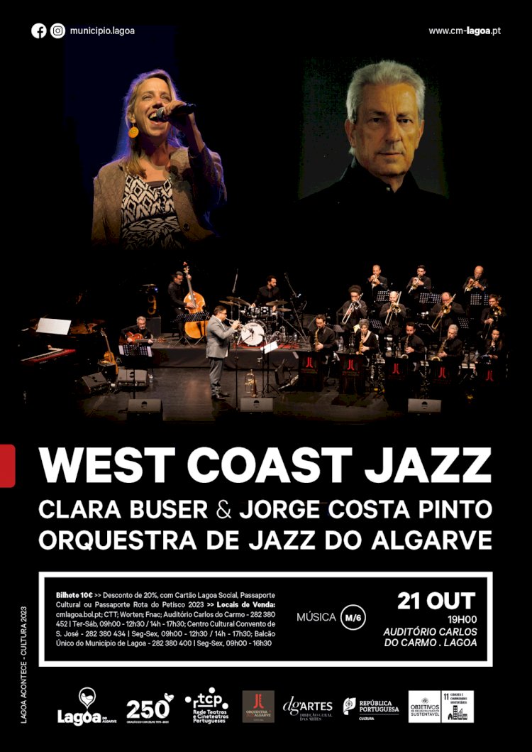 Concerto dos "West Coast Jazz" no Auditório Carlos do Carmo