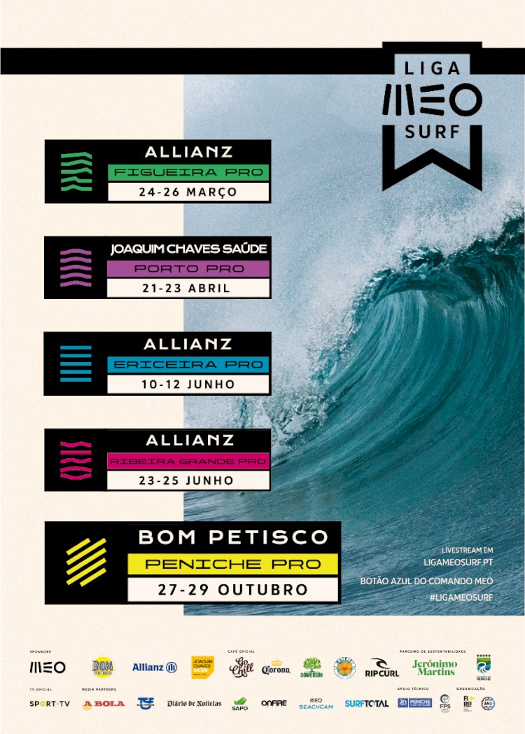 1ª divisão do surf nacional está de regresso a Peniche para a coroação dos campeões de 2023