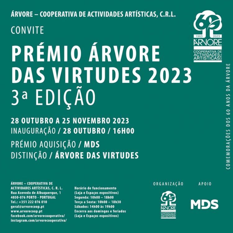 Exposição do Concurso prémio Árvore das Virtudes 2023