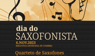 Dia do Saxofonista na Biblioteca Municipal de Coimbra