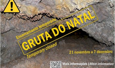 Encerramento da Gruta do Natal  a partir do dia 21 de Novembro