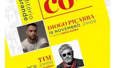 António Zambujo, Tim e Cláudia Pascoal na 2ª edição dos Concertos Únicos