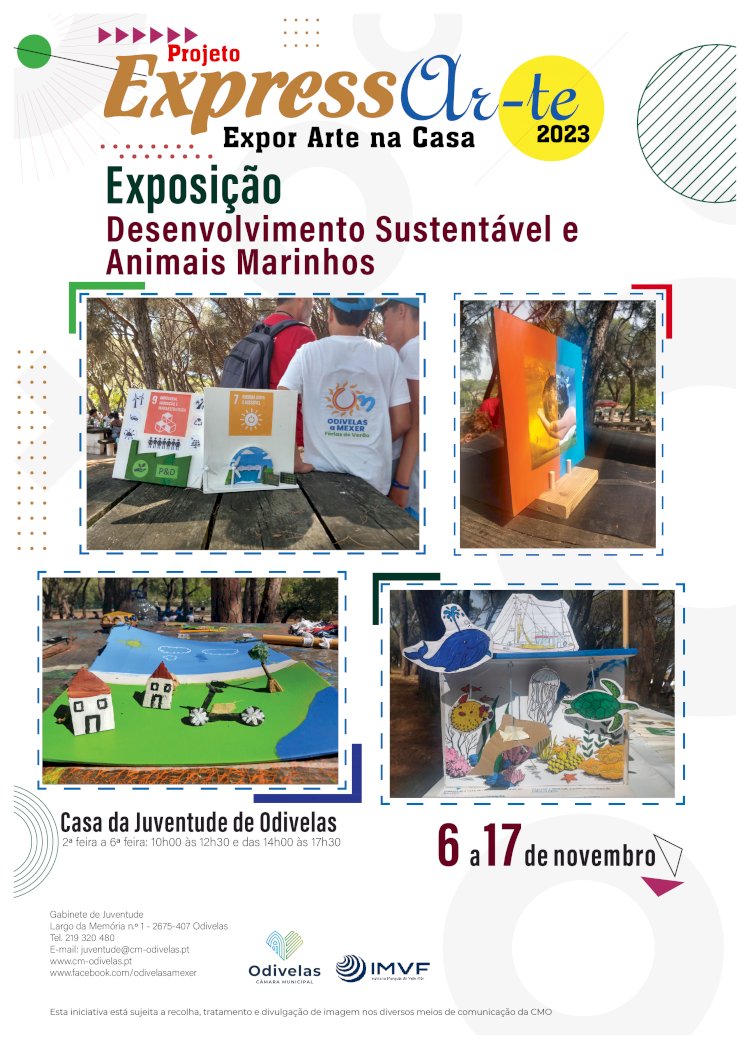 Exposição «Desenvolvimento Sustentável e Animais Marinhos» na Casa da Juventude