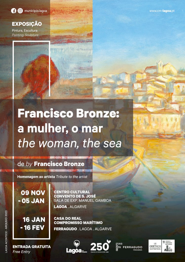 Exposição de Pintura e Escultura “Francisco Bronze: a mulher, o mar | the woman, the sea”