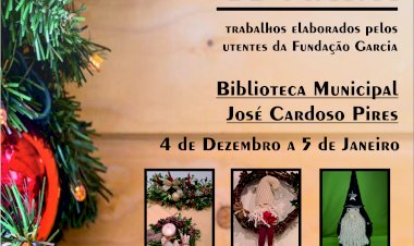 Biblioteca Municipal recebe Exposição de Natal 2023 da Fundação Garcia