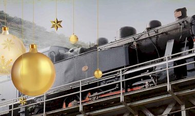 O Comboio Histórico de Natal da CP Ilumina o Caminho Entre Porto e Ermesinde