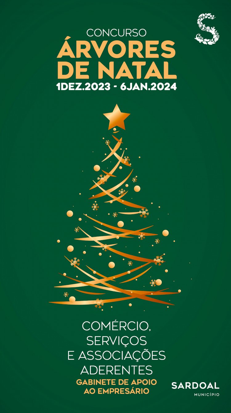 Árvores de Natal no Comércio, Serviços e Associações do Concelho de Sardoal