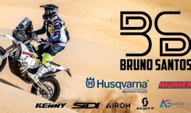 “Rookie” Bruno Santos com o dorsal 140 na sua estreia no Dakar