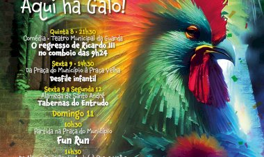 Carnaval da Guarda promete dias de folia: Aqui há Galo!