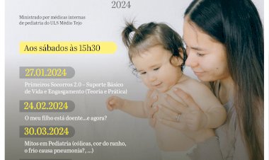 Novas sessões do ciclo "Pediatria - crescer com saúde"