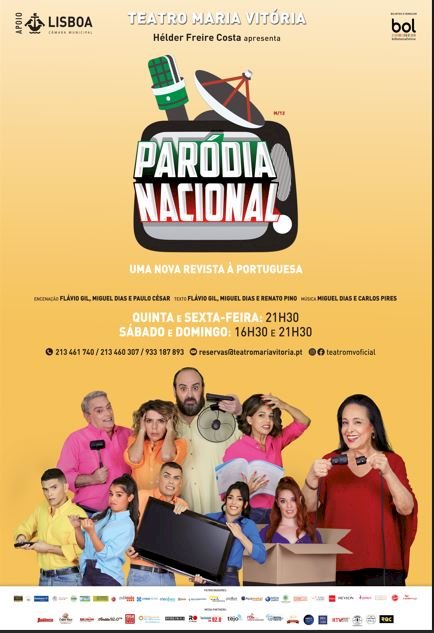 Revista à Portuguesa do Teatro Maria Vitória: "PARÓDIA NACIONAL"