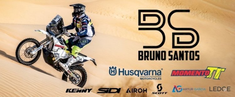 “Rookie” Bruno Santos com o dorsal 140 na sua estreia no Dakar