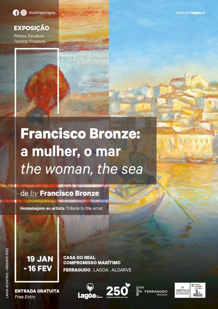 Exposição Pintura e Escultura | "Francisco Bronze: a mulher, o mar / the woman, the sea"