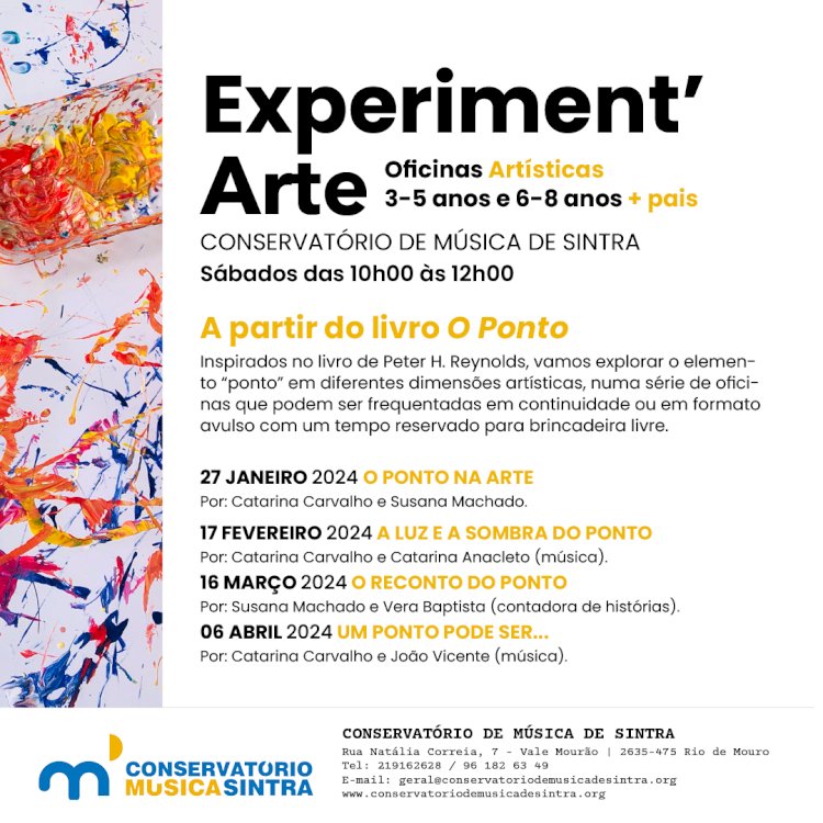 Experiment'Arte - Ciclo de Oficinas para Famílias