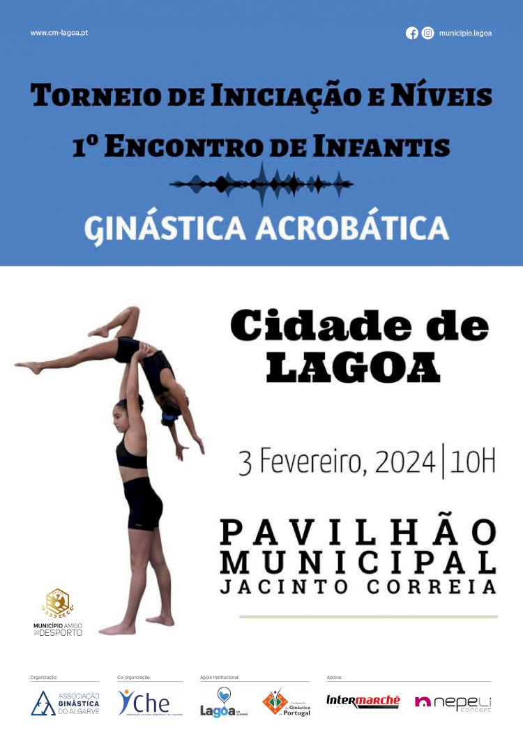 Ginástica Acrobática | Torneio de Iniciação e Níveis - 1º Encontro de Infantis