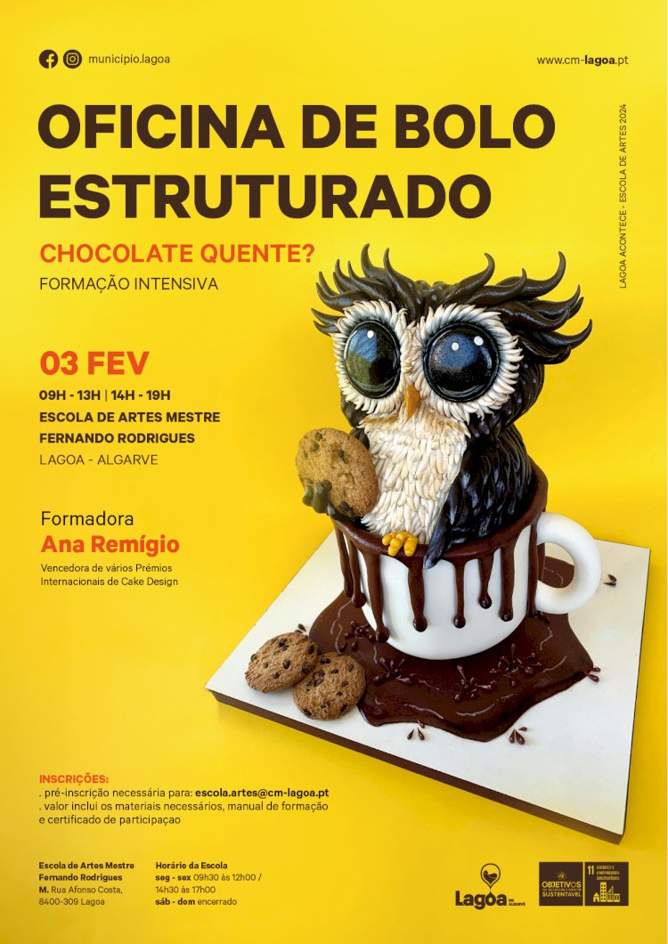 Formação - “Chocolate Quente?: Oficina de Bolo Estruturado”