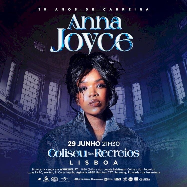 Anna Joyce celebra 10 anos de carreira com novo álbum e concerto no Coliseu dos Recreios